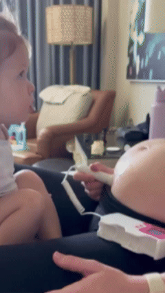 Fetal Heart Rate Doppler with Enhanced Sensitivity - Clear and Precise Heartbeat Readings for Expecting Parents to Stay Connected with Their Baby