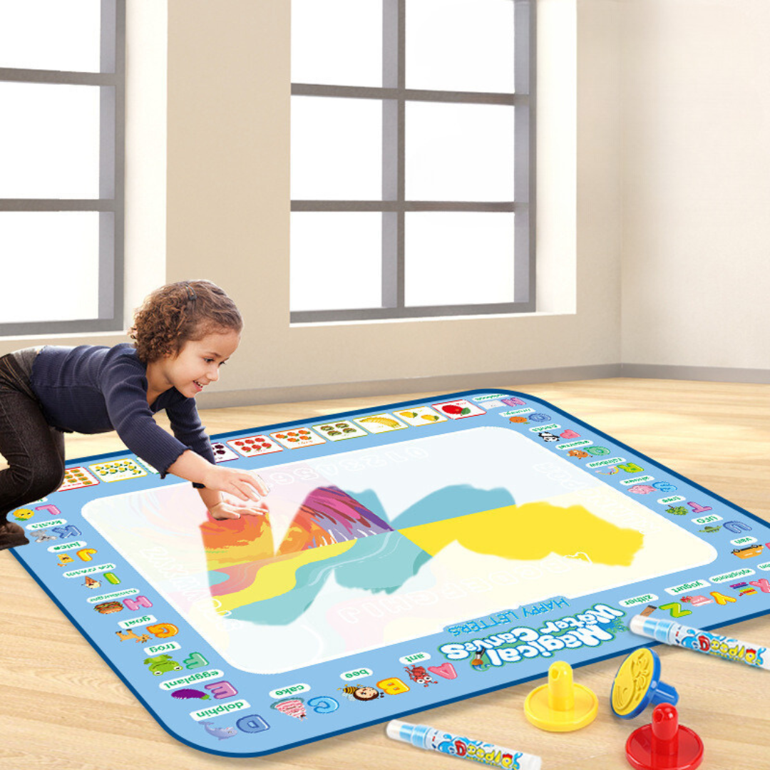Aqualith™ | Kids Water Drawing Mat with Reusable Doodle Surface | Perfect for Creative Play & Learning Activities