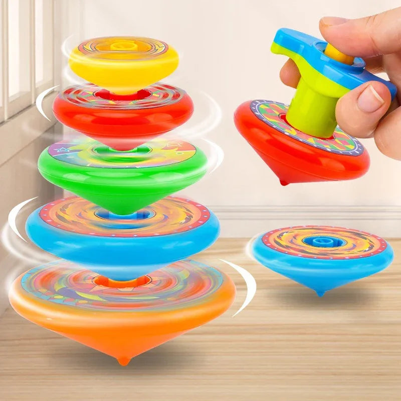 Whirlix™ | Stackable Spinning Top Toy for Kids | Colorful Educational Playset | Develops Motor Skills & Hand-Eye Coordination