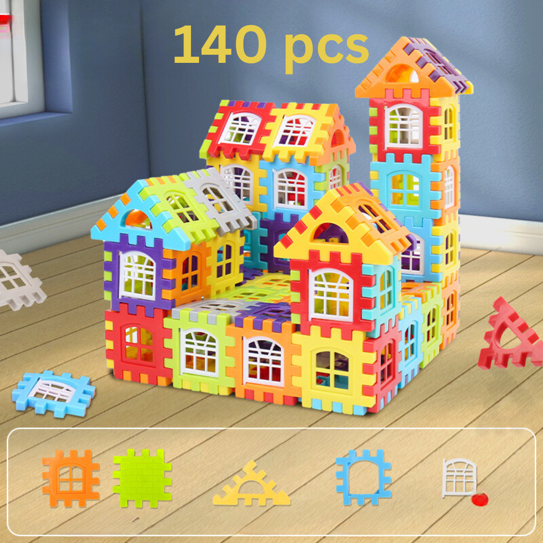 Blocktopia™ | Montessori Window Building Blocks for Kids | Educational STEM Toy | Creative Learning & Playtime Fun