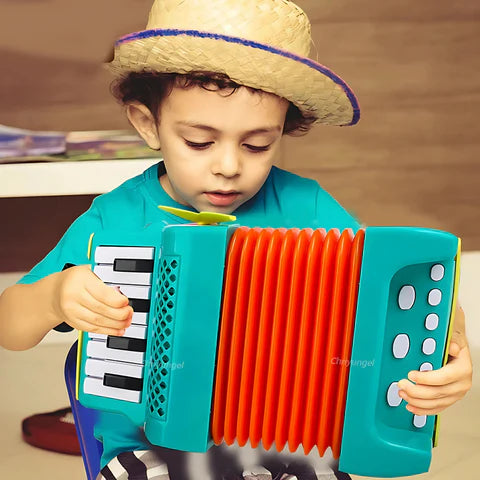 Colorful Accordion Toy for Kids | Lightweight, Ergonomic Design to Boost Rhythm Skills & Creativity for Ages 4-5+