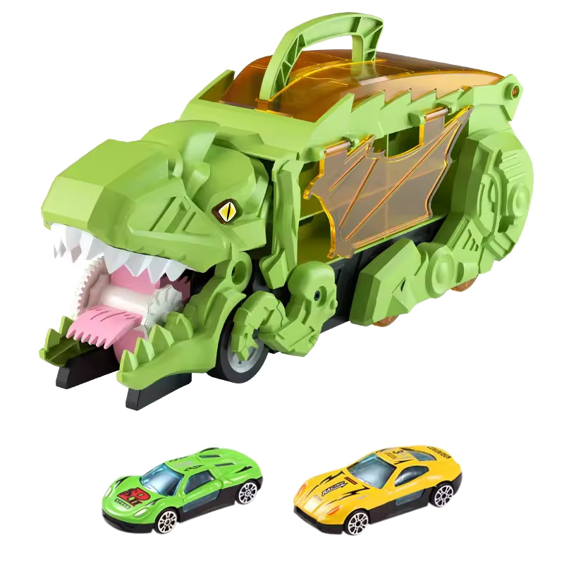 Children’s Dino Truck Playset – Dinosaur Car Transporter and Monster Trucks for Boys