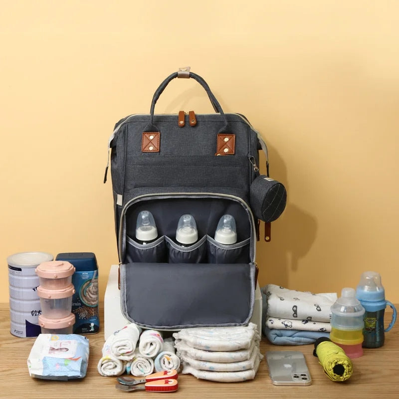 Diaper Bag | Waterproof, Multi-Pocket Design for Moms on the Go