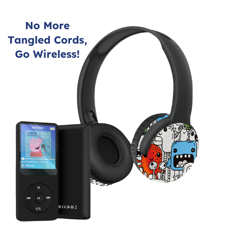 Kids' MP3 Player with Headset | HiFi Sound, 8GB Storage & No Internet Required for Music, Videos & Ebooks