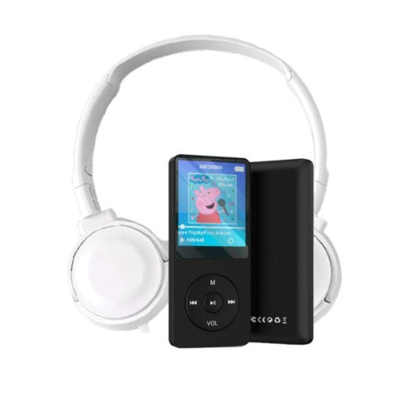 Kids' MP3 Player with Headset | HiFi Sound, 8GB Storage & No Internet Required for Music, Videos & Ebooks