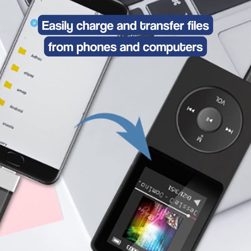 Kids' MP3 Player with Headset | HiFi Sound, 8GB Storage & No Internet Required for Music, Videos & Ebooks