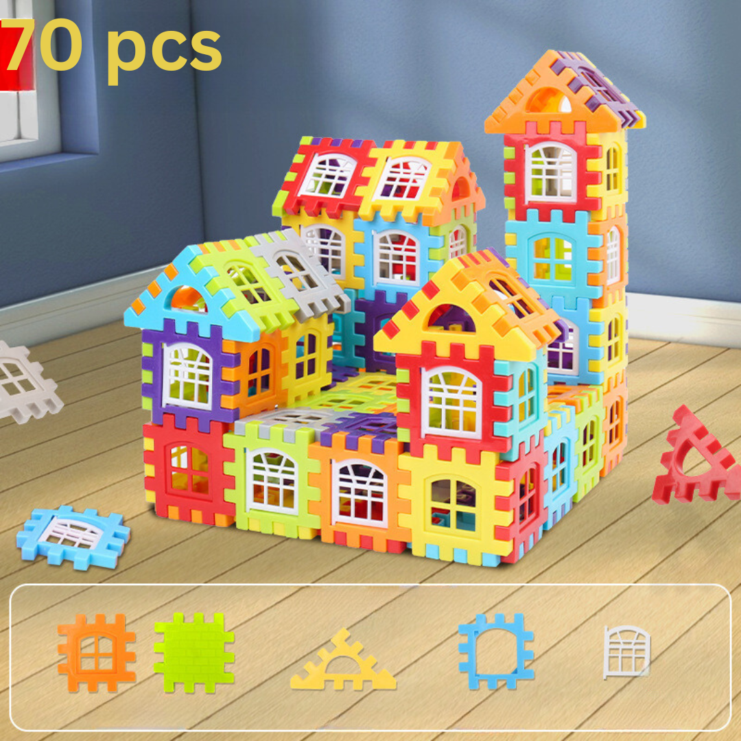 Blocktopia™ | Montessori Window Building Blocks for Kids | Educational STEM Toy | Creative Learning & Playtime Fun