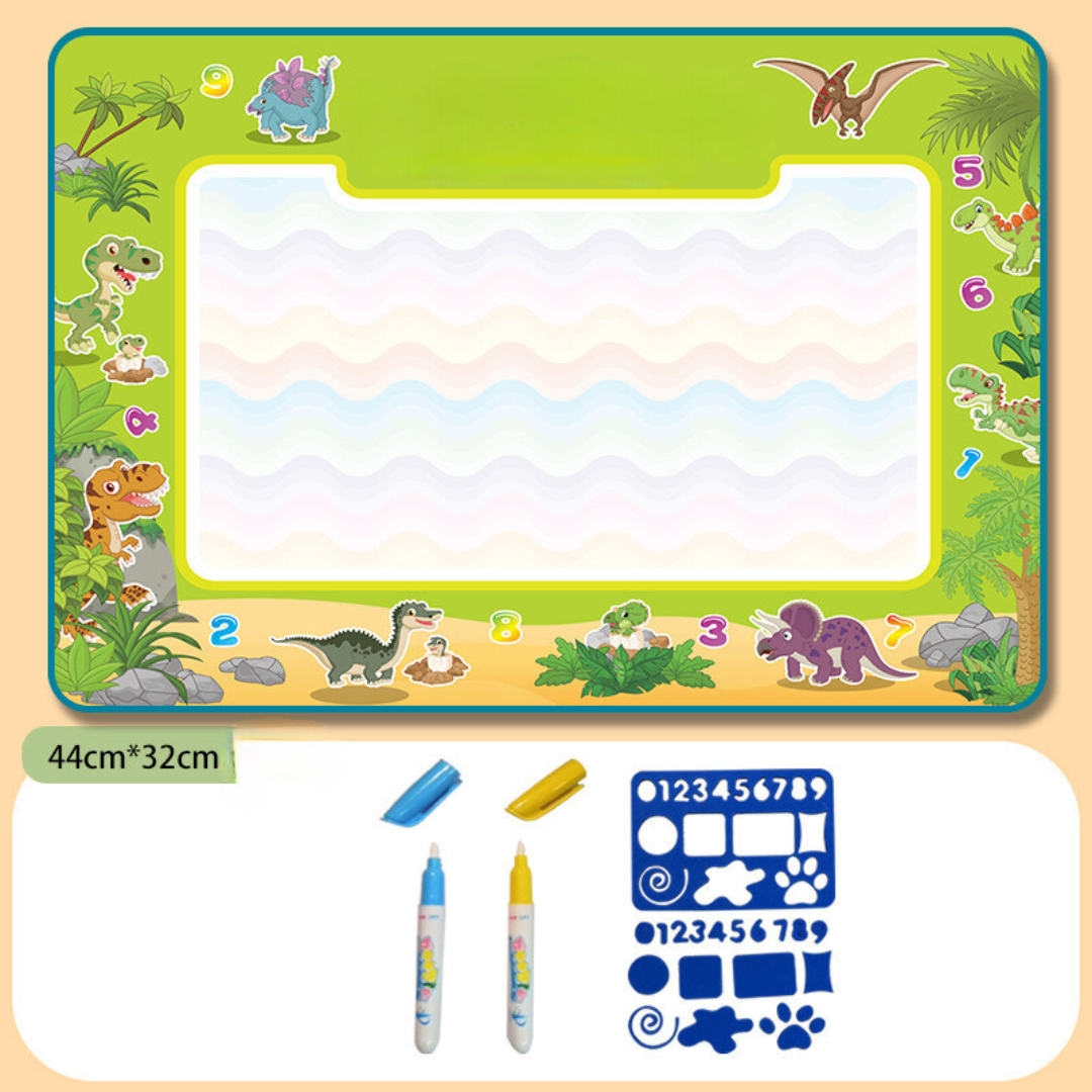 Aqualith™ | Kids Water Drawing Mat with Reusable Doodle Surface | Perfect for Creative Play & Learning Activities