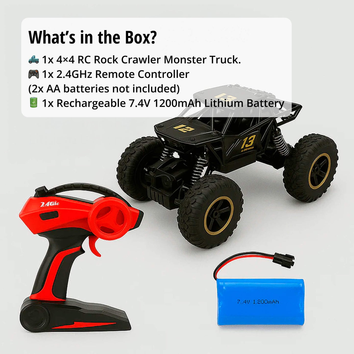 4x4 Rock Crawler Monster Truck