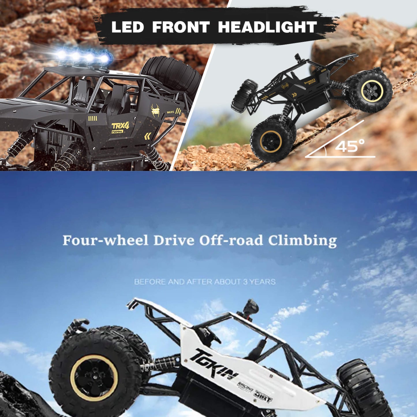 4x4 Rock Crawler Monster Truck