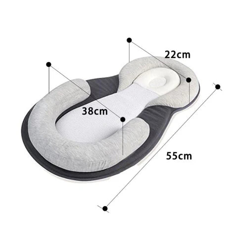 DreamNest™ | Portable Baby Lounger with Breathable Fabric | Infant Sleep & Play Solution for Home & Travel