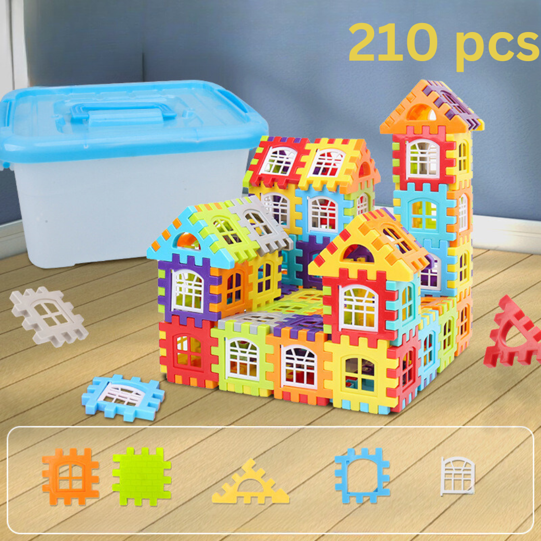 Blocktopia™ | Montessori Window Building Blocks for Kids | Educational STEM Toy | Creative Learning & Playtime Fun
