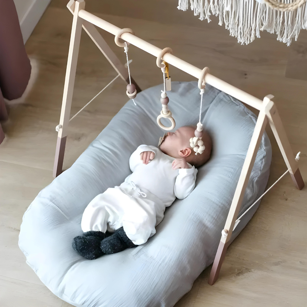 Orthopaedic Baby Nest Pillow | Anti-Flat Head Newborn Cushion & Snuggle Lounger for Safe Sleep