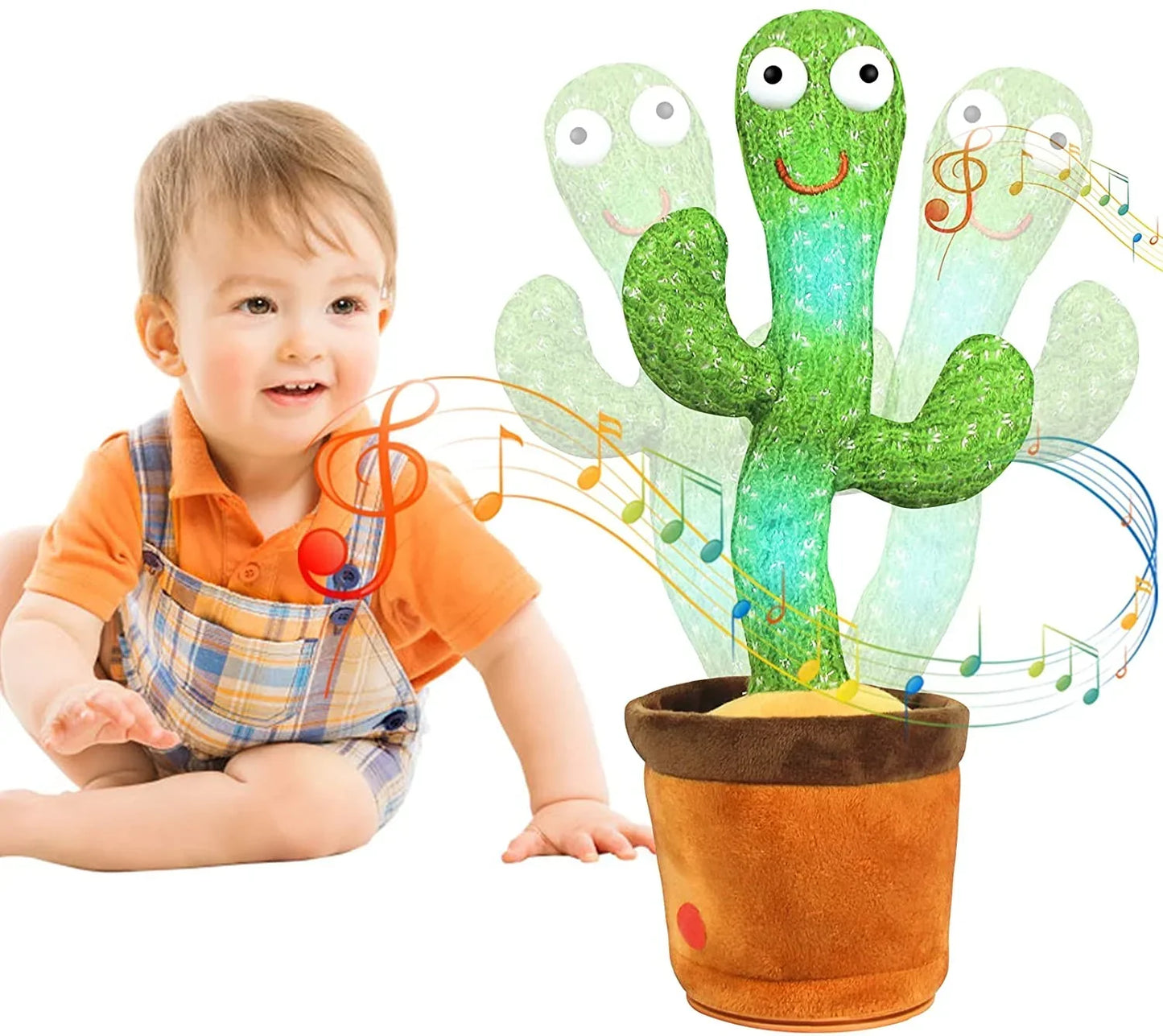 Cactopia™ | Sound-Reacting Dancing Cactus Toy | Interactive Musical Plant for Kids & Home Decor