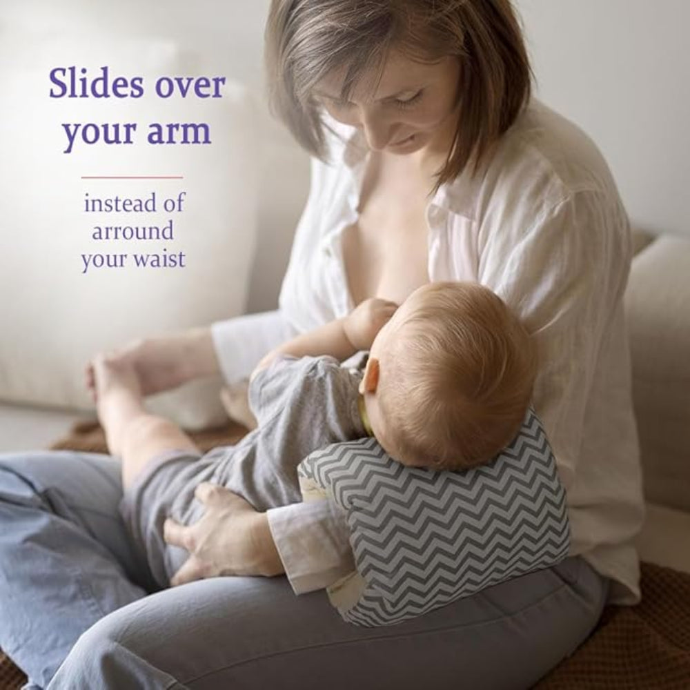 Nursie Breastfeeding Arm Pillow – Soft and Comfortable Baby Nursing Support Pillow
