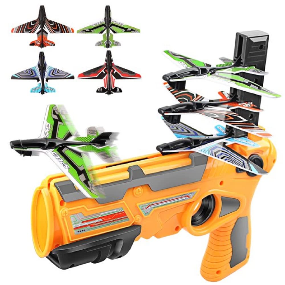 Foam Airplane Launcher Toy | Birthday Gift for Kids