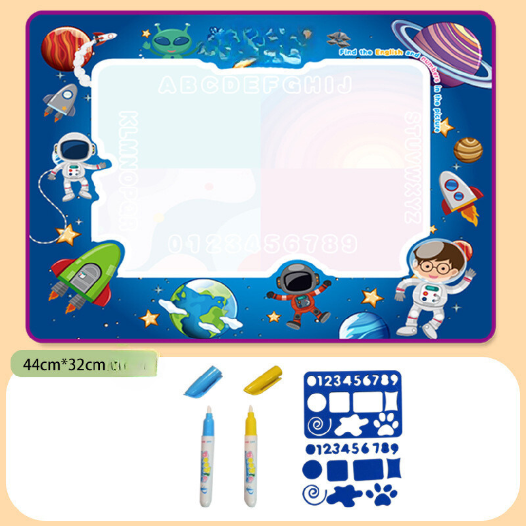 Aqualith™ | Kids Water Drawing Mat with Reusable Doodle Surface | Perfect for Creative Play & Learning Activities