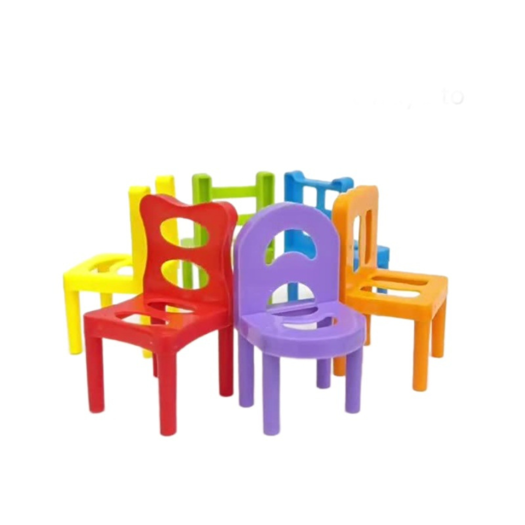 Stackoria™ | Montessori Stacking Chair Game for Kids | Educational Toy for Fine Motor Skills & Coordination Development