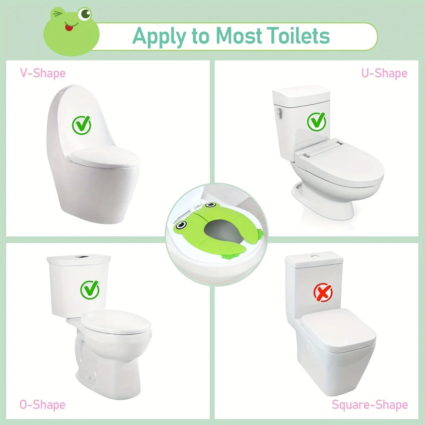 PottyPal™ | Foldable Potty Training Seat for Toddlers | Portable Toilet Trainer for Easy Travel & Home Use