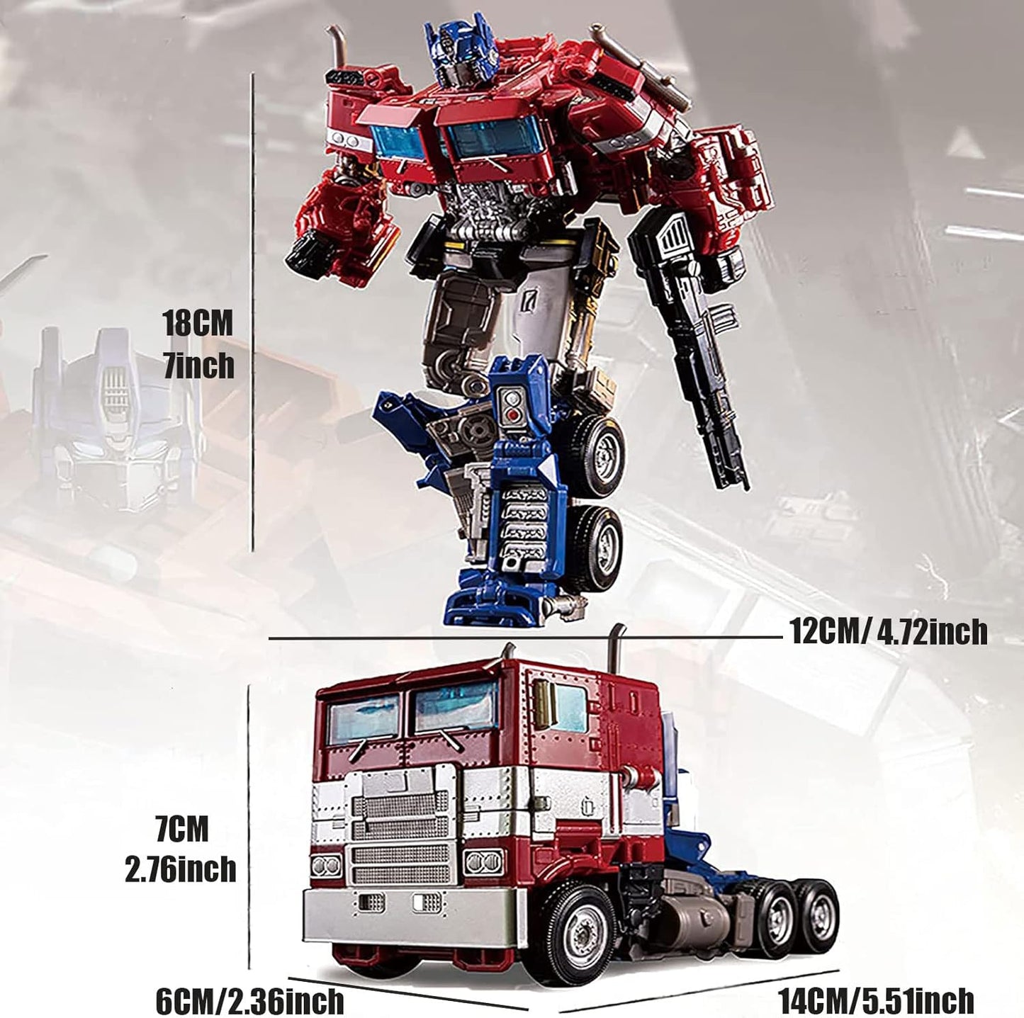 Optimus Action Transformer car – Figure for Kids' Playtime Adventures