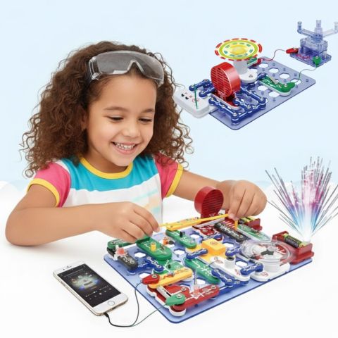 Interactive Easy-Build Electronics Kit for Kids | Color-Coded Parts & STEM Learning for Ages 5+