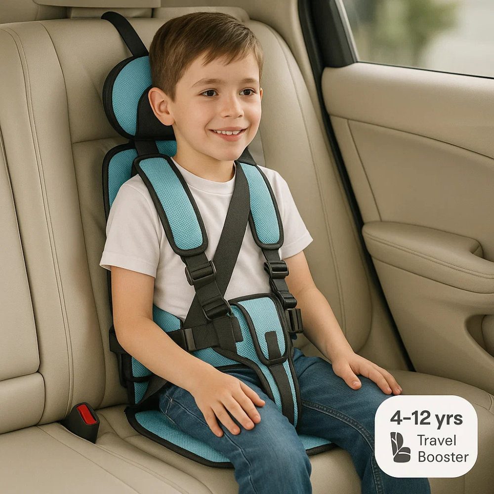 Portable Car Seat Safety Harness - Safe Booster for Travelling Children's