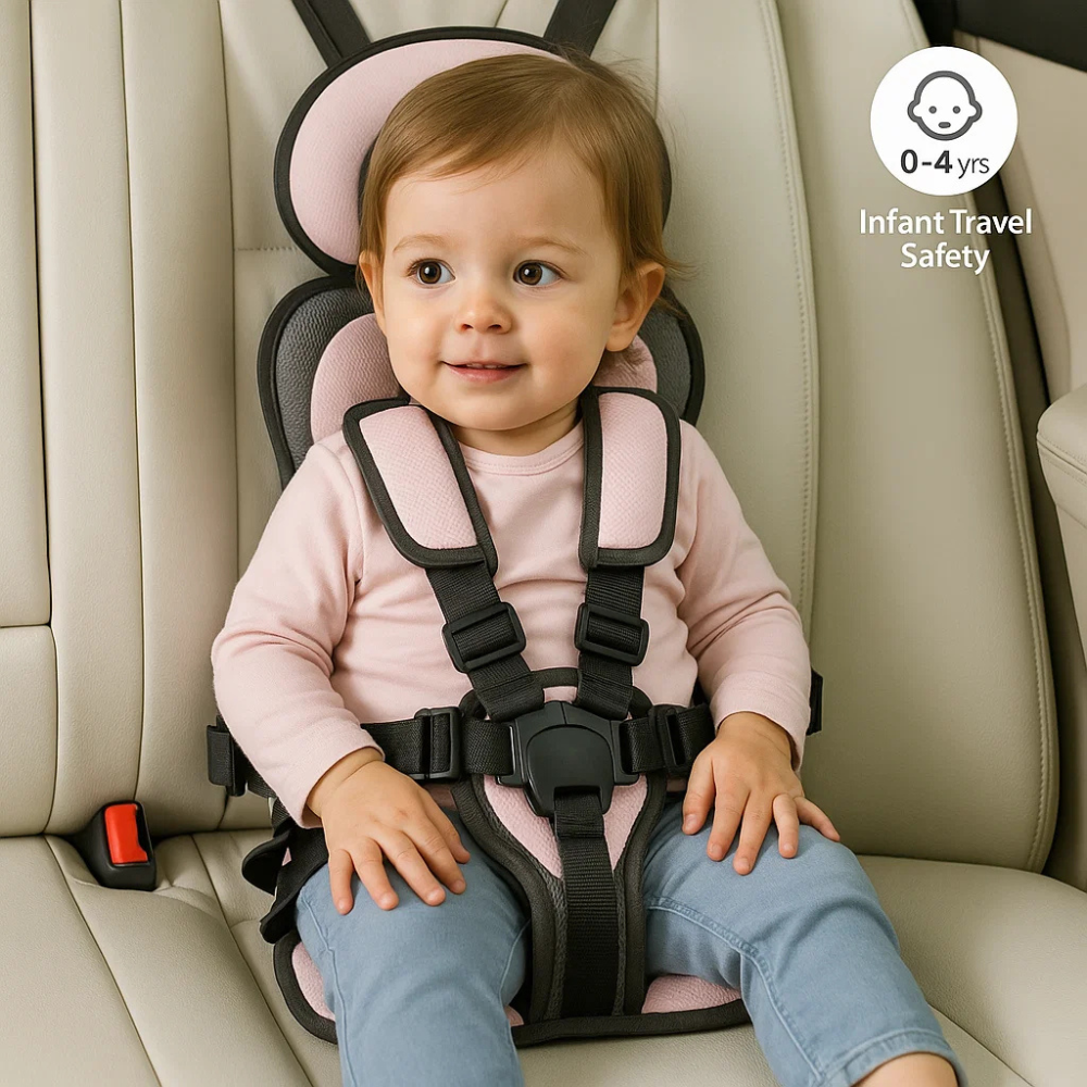Portable Car Seat Safety Harness - Safe Booster for Travelling Children's