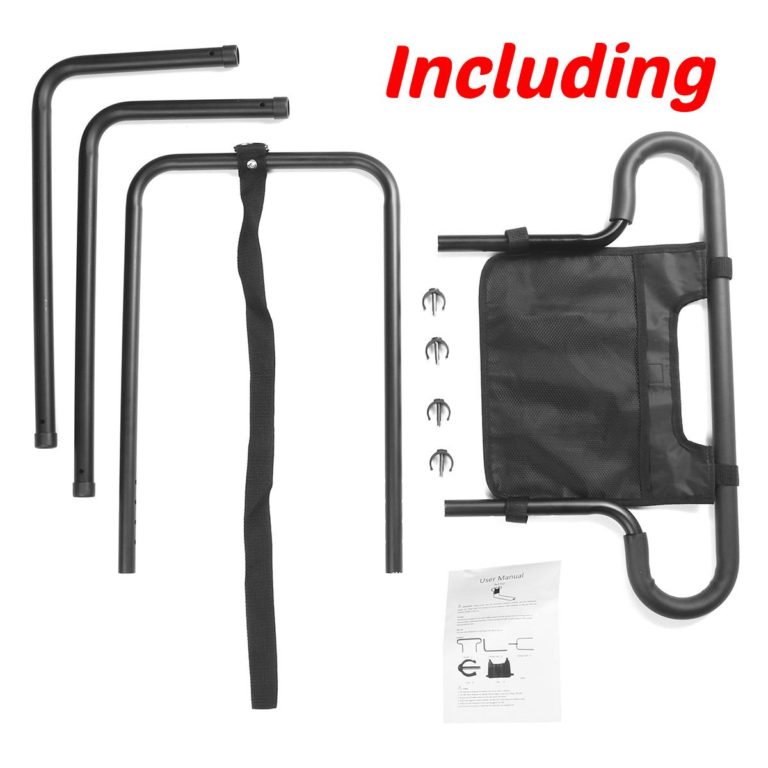 ElderGuard™ | Universal Senior Bed Rail for Elderly Assistance with Storage Pouch & Safety Support
