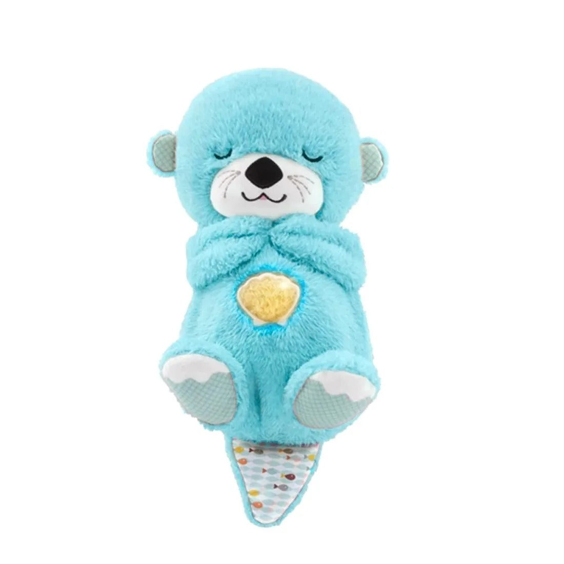 Snuggle Sleeping Otter Plush Toy - Breathing Calm & Relaxation Companion