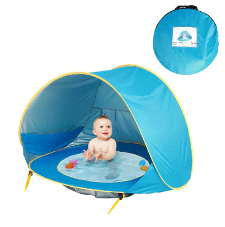 SunnyNest™ | Pop-up Sun Shade Tent for Babies | Portable UV Protection Canopy for Outdoor Use & Beach Trips