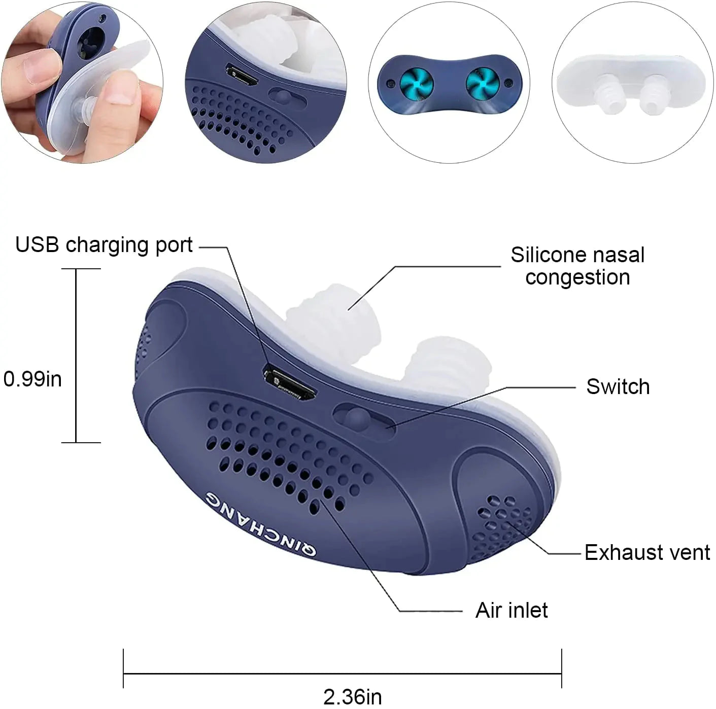 Anti-Snoring micro CPAP Machine | Alternative for Travel & Snoring Relief