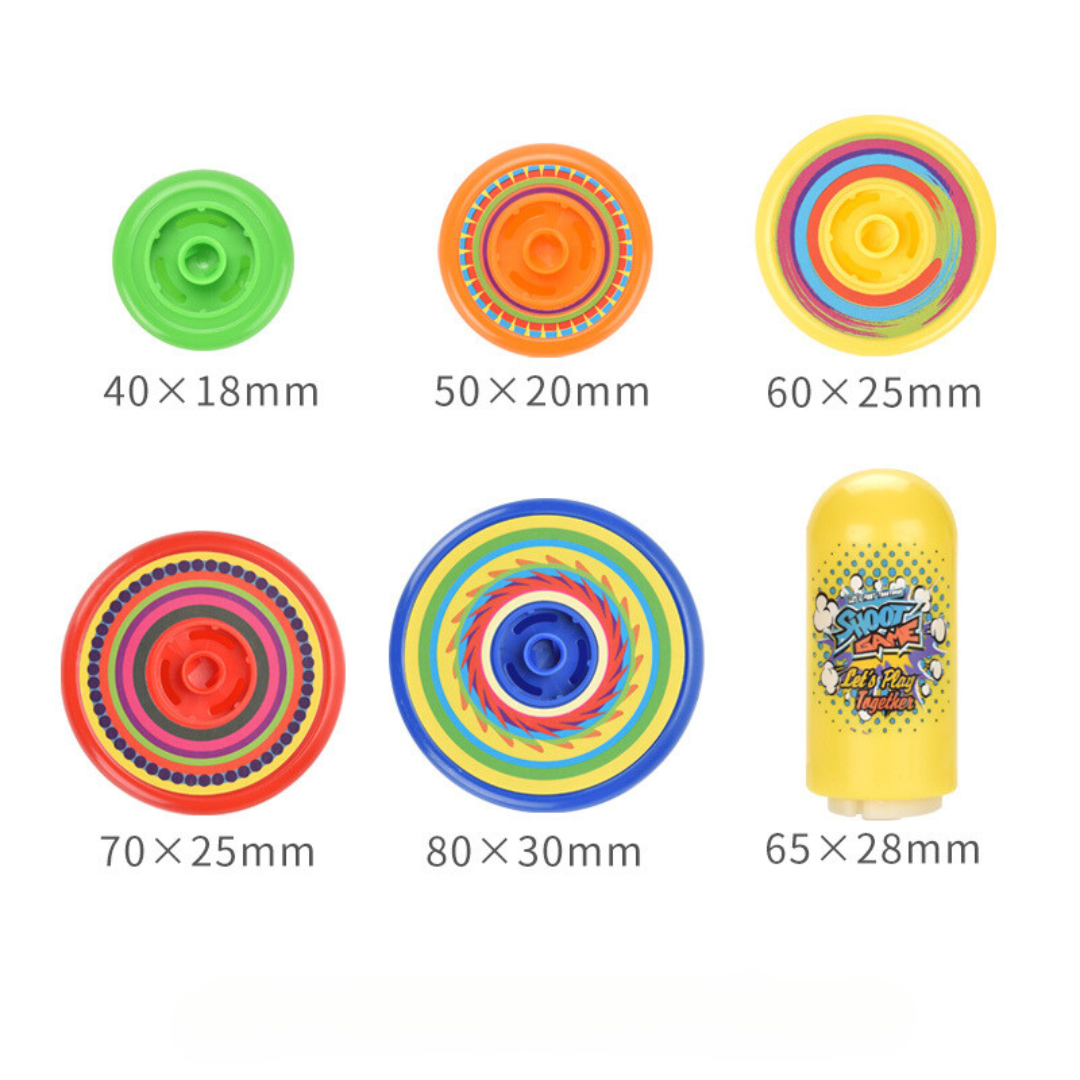 Whirlix™ | Stackable Spinning Top Toy for Kids | Colorful Educational Playset | Develops Motor Skills & Hand-Eye Coordination