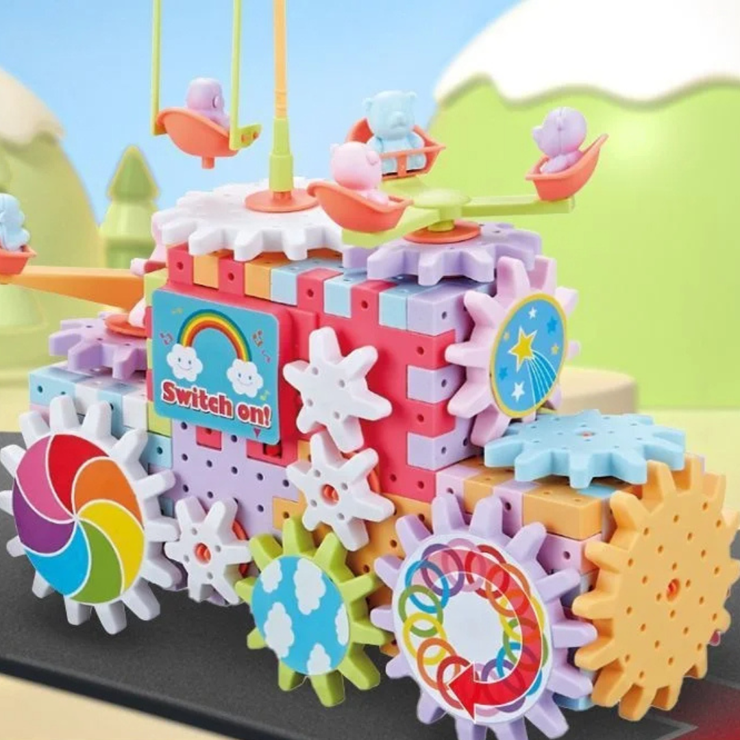 Rottery™ | Rotating Montessori Building Blocks Toy | Educational STEM Learning Toy for Kids & Toddlers