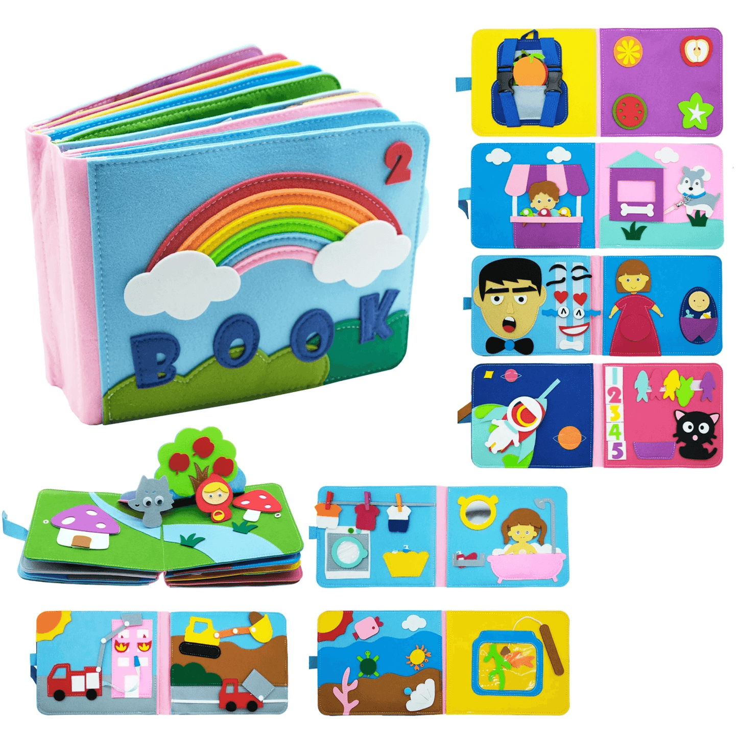Montessori Developmental Teaching Story Book