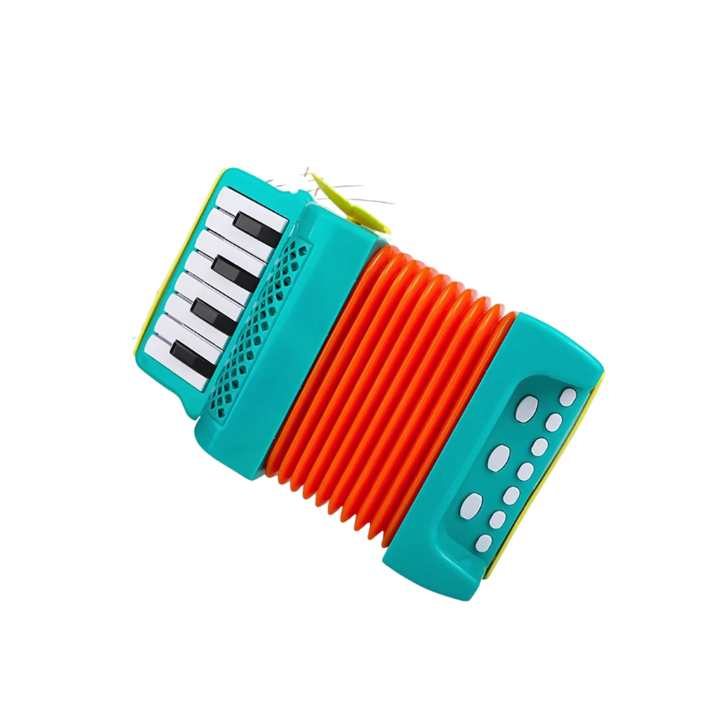 Colorful Accordion Toy for Kids | Lightweight, Ergonomic Design to Boost Rhythm Skills & Creativity for Ages 4-5+