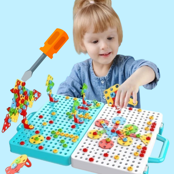 Chilren Electric Drill Tool Boxes Stem Toys for Kids Little Dreams UK