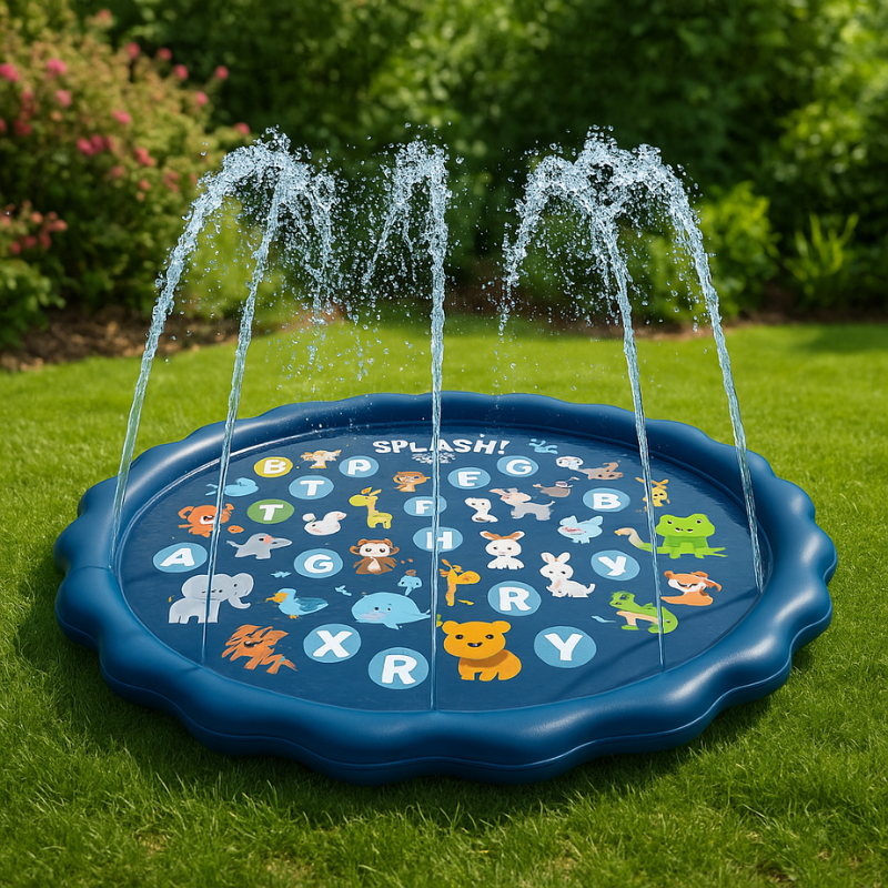 Fun Water Splash Pad for Toddlers | Educational, Safe & Perfect for Outdoor Play and Early Learning Adventures