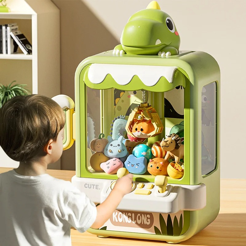 Kids Adventure Claw Game Machine | Enhances Motor Skills & Hand-Eye Coordination for Ages 3-5+ with Lights, Sounds, and 10 Mini Toys