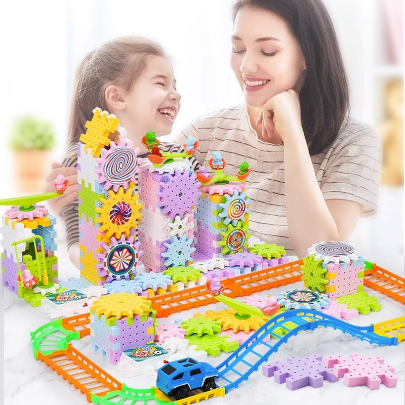 Rottery™ | Rotating Montessori Building Blocks Toy | Educational STEM Learning Toy for Kids & Toddlers