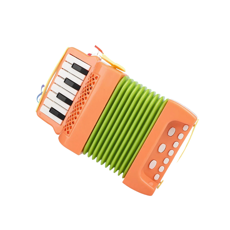 Colorful Accordion Toy for Kids | Lightweight, Ergonomic Design to Boost Rhythm Skills & Creativity for Ages 4-5+
