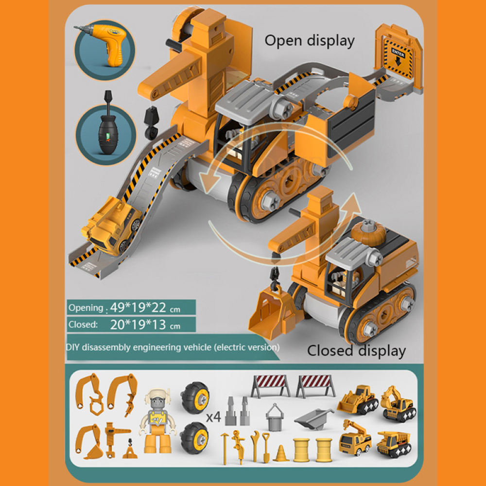 Toy With Drill Stem Construction Stimming Toys for Kids and Children
