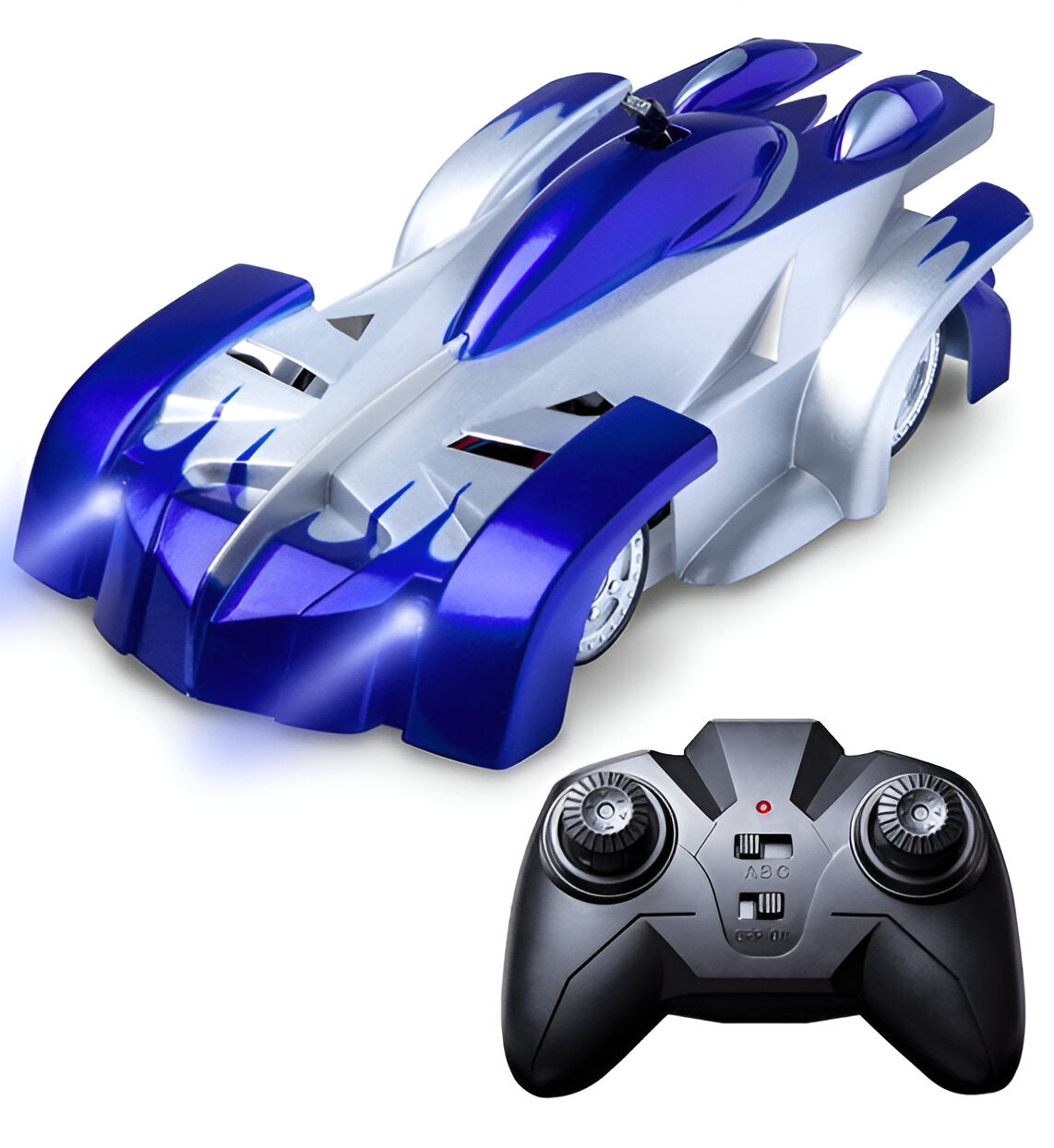 Wall Climbing Car with Remote Control - Thrilling Gravity-Defying High-Speed Stunt Vehicle for Kids
