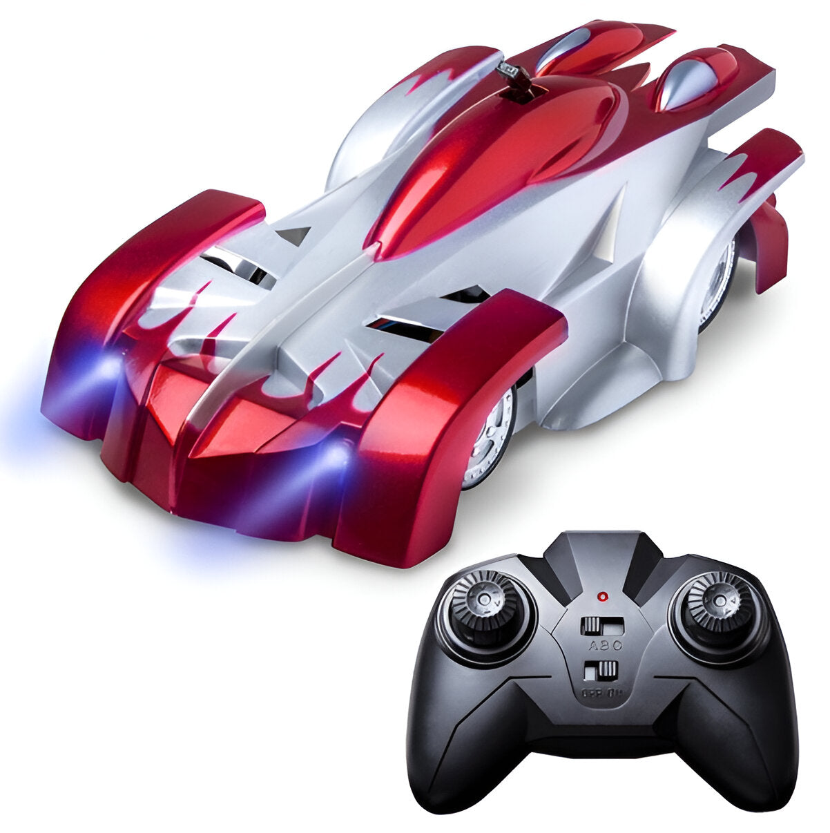 Wall Climbing Car with Remote Control - Thrilling Gravity-Defying High-Speed Stunt Vehicle for Kids