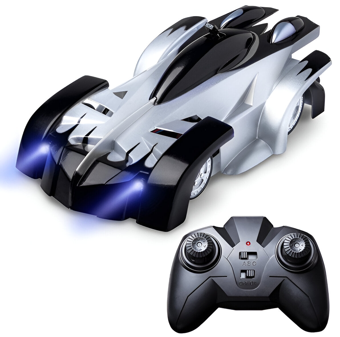 Wall Climbing Car with Remote Control - Thrilling Gravity-Defying High-Speed Stunt Vehicle for Kids
