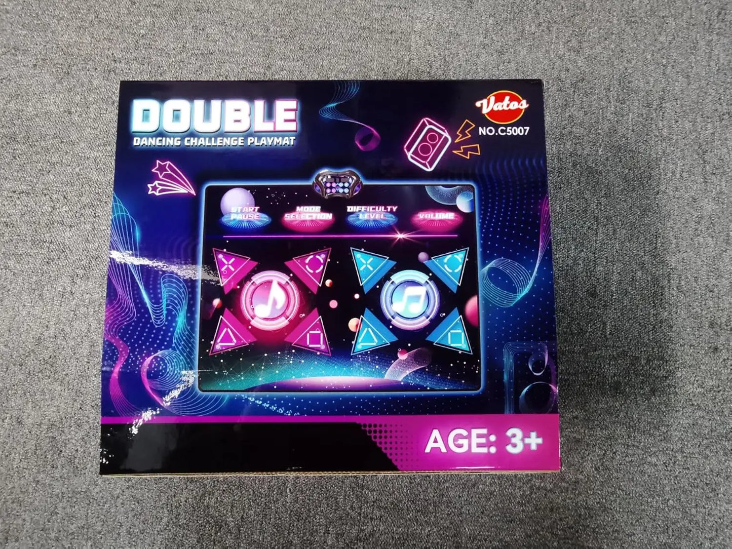 Large Electric Dance Mat for Kids - 8-Key Music Dance Pad with 2 Modes, 12 Games & 3 Levels - Perfect Christmas Gift for Girls