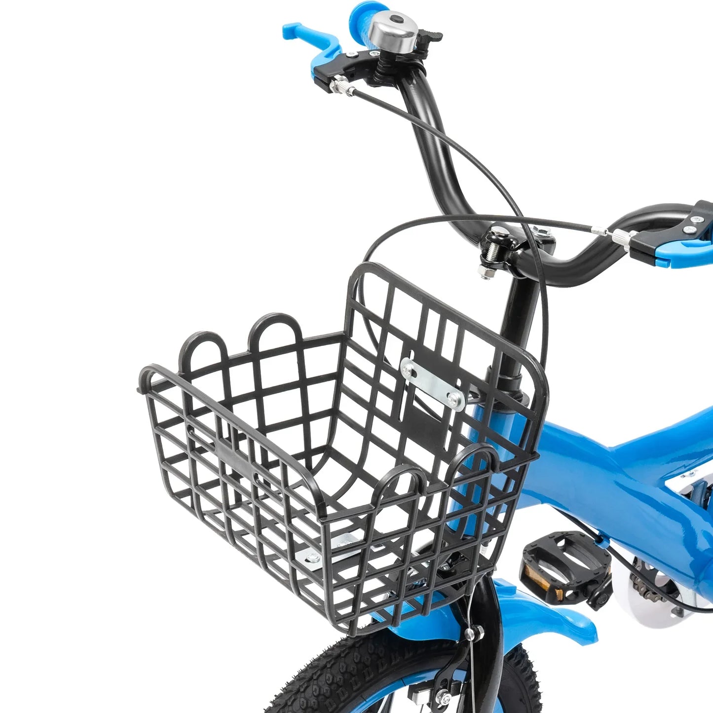 Carbon Steel Indoor Outdoor Kids Bike with Training Wheels, 12-Inch Bicycle for Children, Perfect Gift for Active Play
