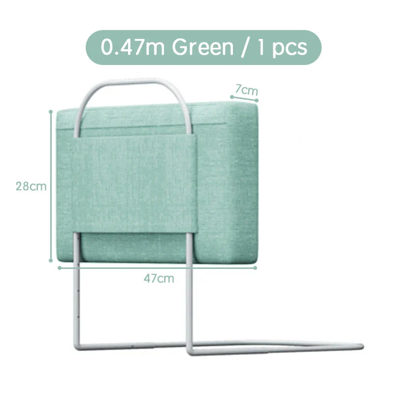 Baby Bed Rail Safety Barrier - 47cm Child Bed Fence Railing for Kids' Bed Protection and Safety