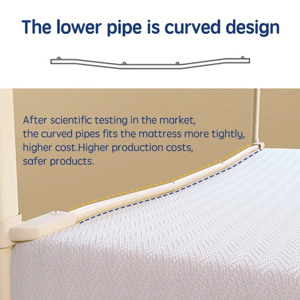 Baby Bed Guardrail Safety Railing - Protective Barrier for Kids' Beds, Bed Fence for Child Safety, 1pc Bed Rail Guard