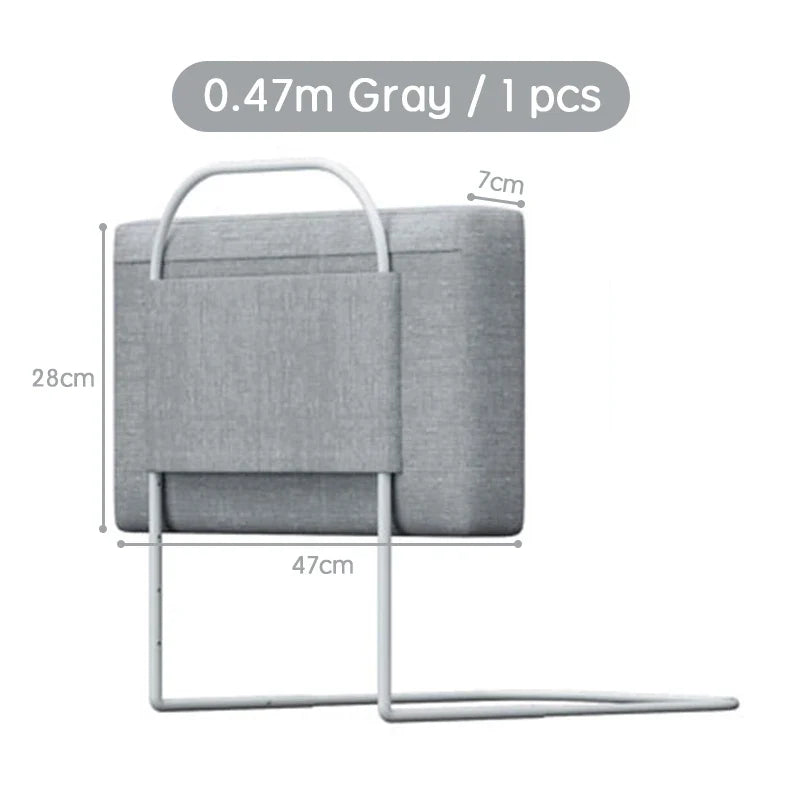 Baby Bed Rail Safety Barrier - 47cm Child Bed Fence Railing for Kids' Bed Protection and Safety
