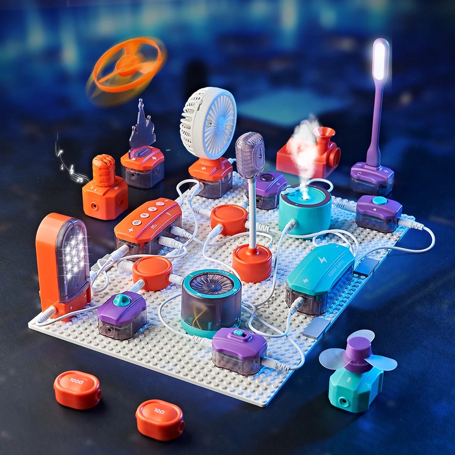 DIY Electronics Exploration Kit for Kids - 150+ Science Projects & Physics Experiments Circuit Board Educational Toy for Ages 6+